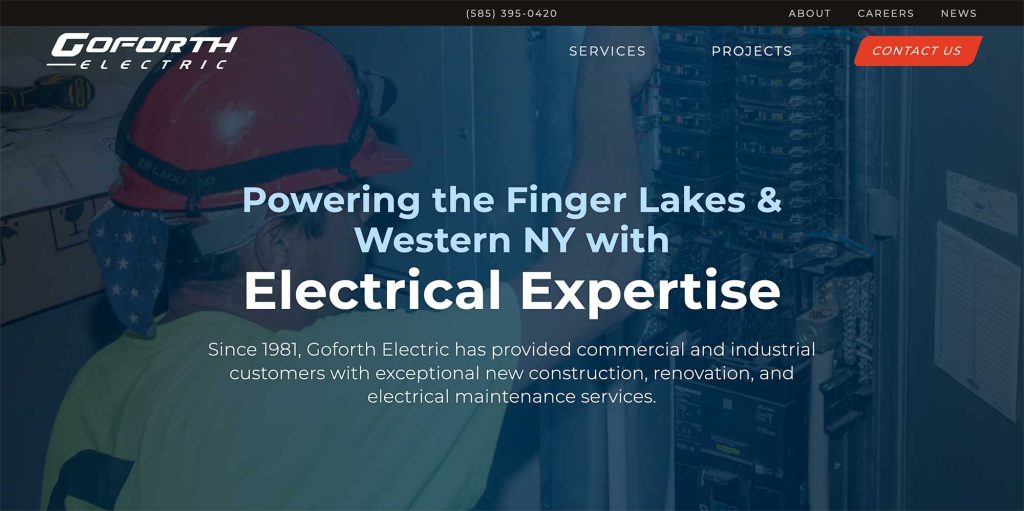 Goforth Electric website