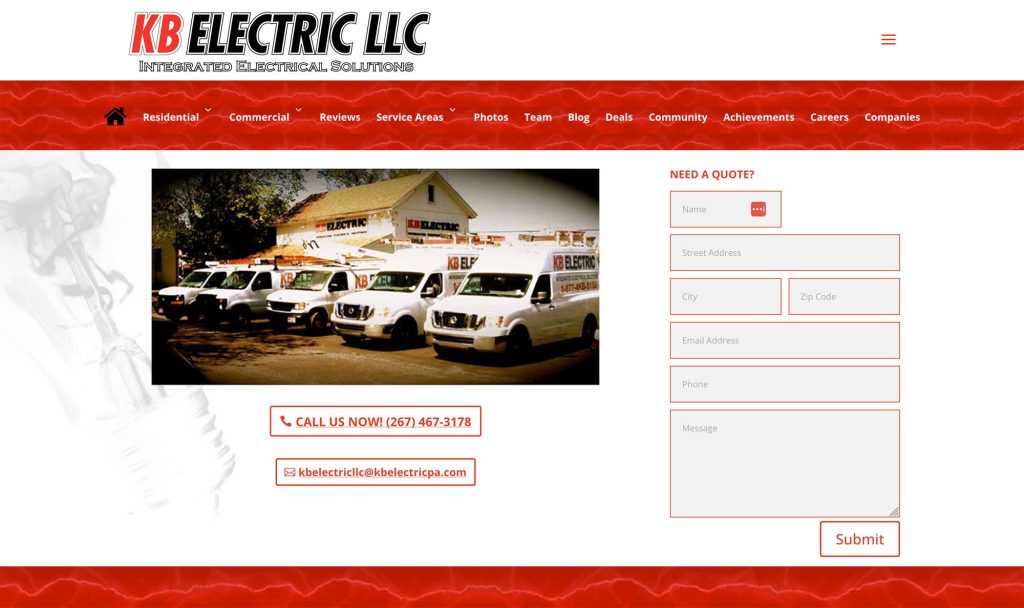 KB Electric website