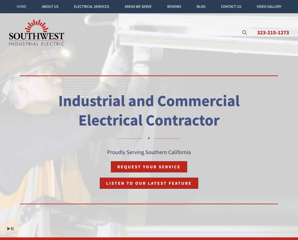 Southwest Industrial Electric website